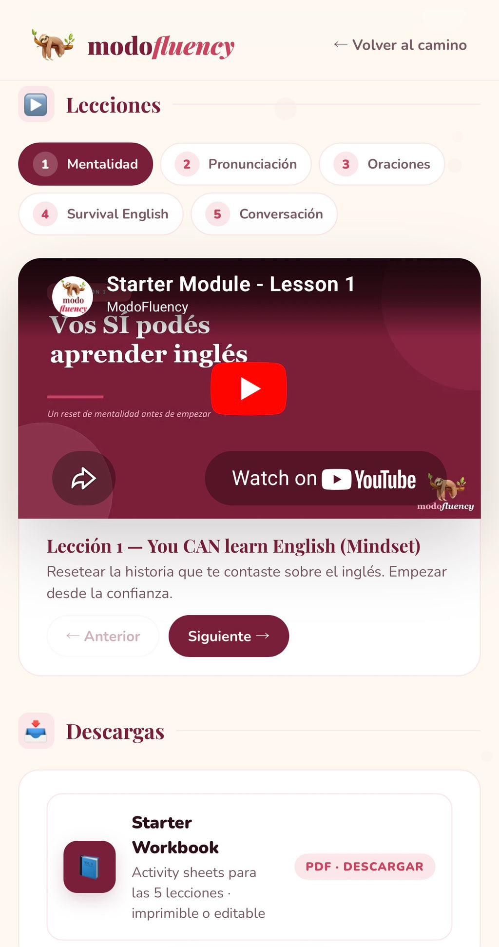 🐣 Starter Module | Inglés desde cero