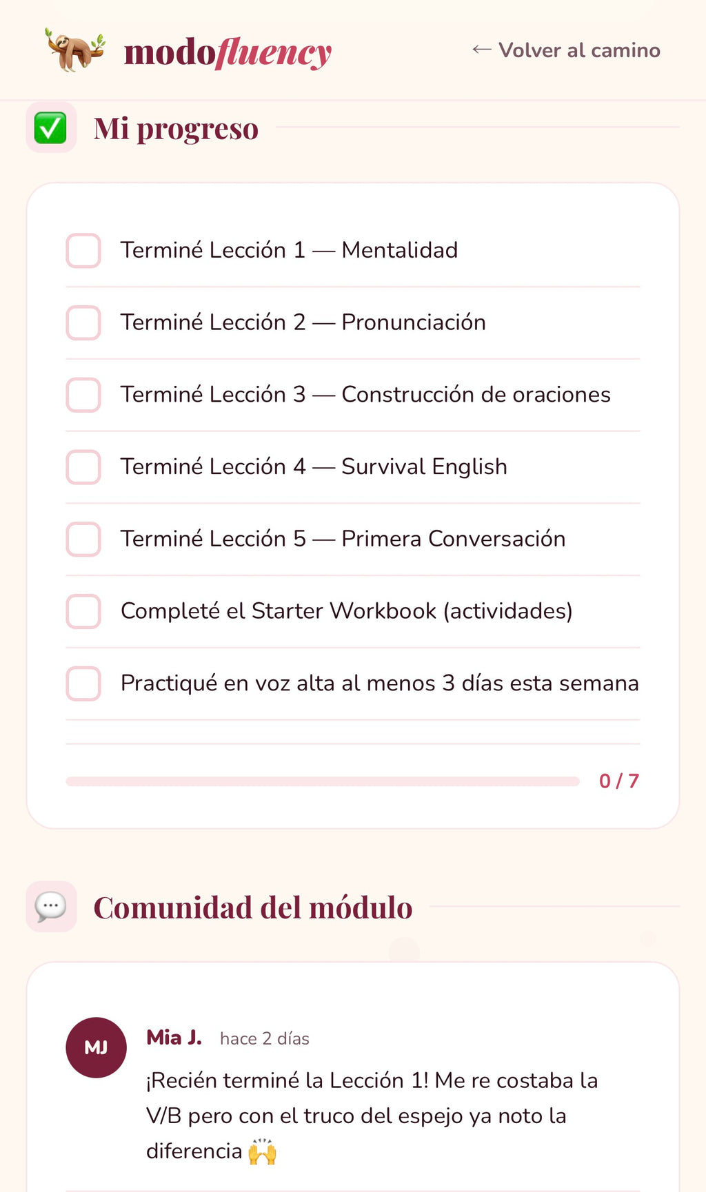 🐣 Starter Module | Inglés desde cero
