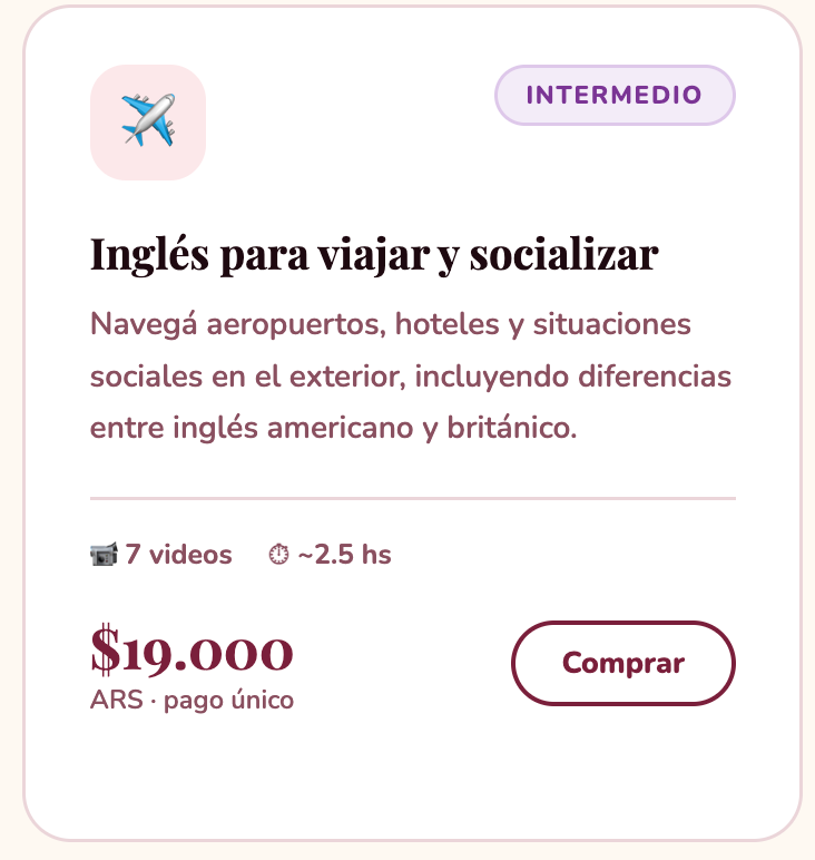 ✈️ Inglés para viajar y socializar | Inglés para moverte por el mundo