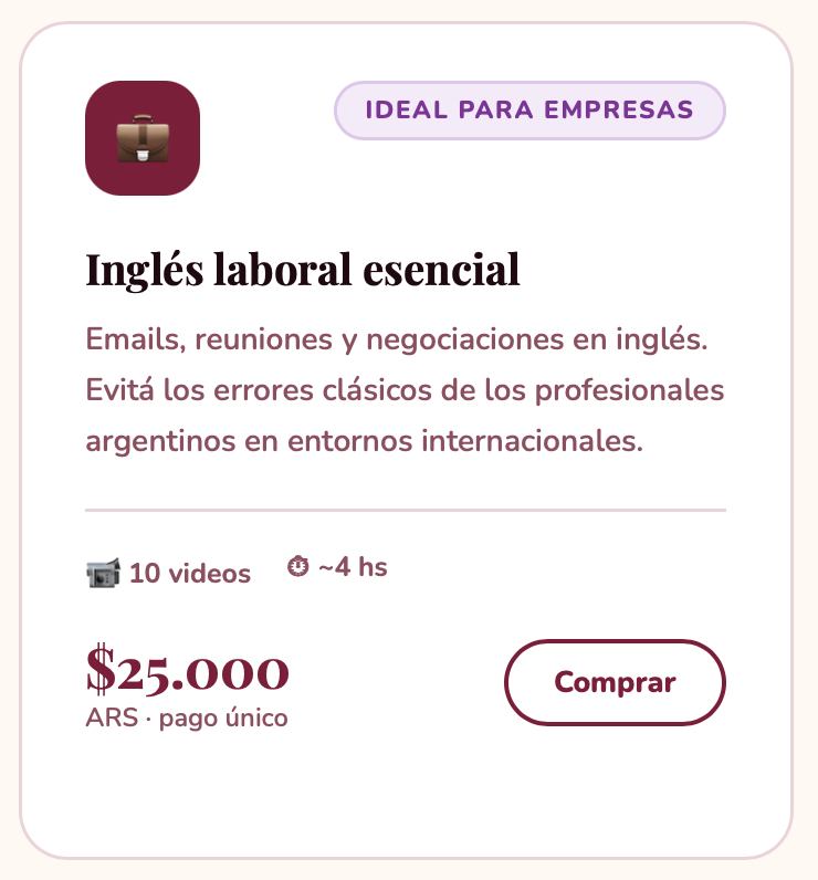 💼 Inglés laboral esencial | El inglés que te abre puertas en el mundo laboral